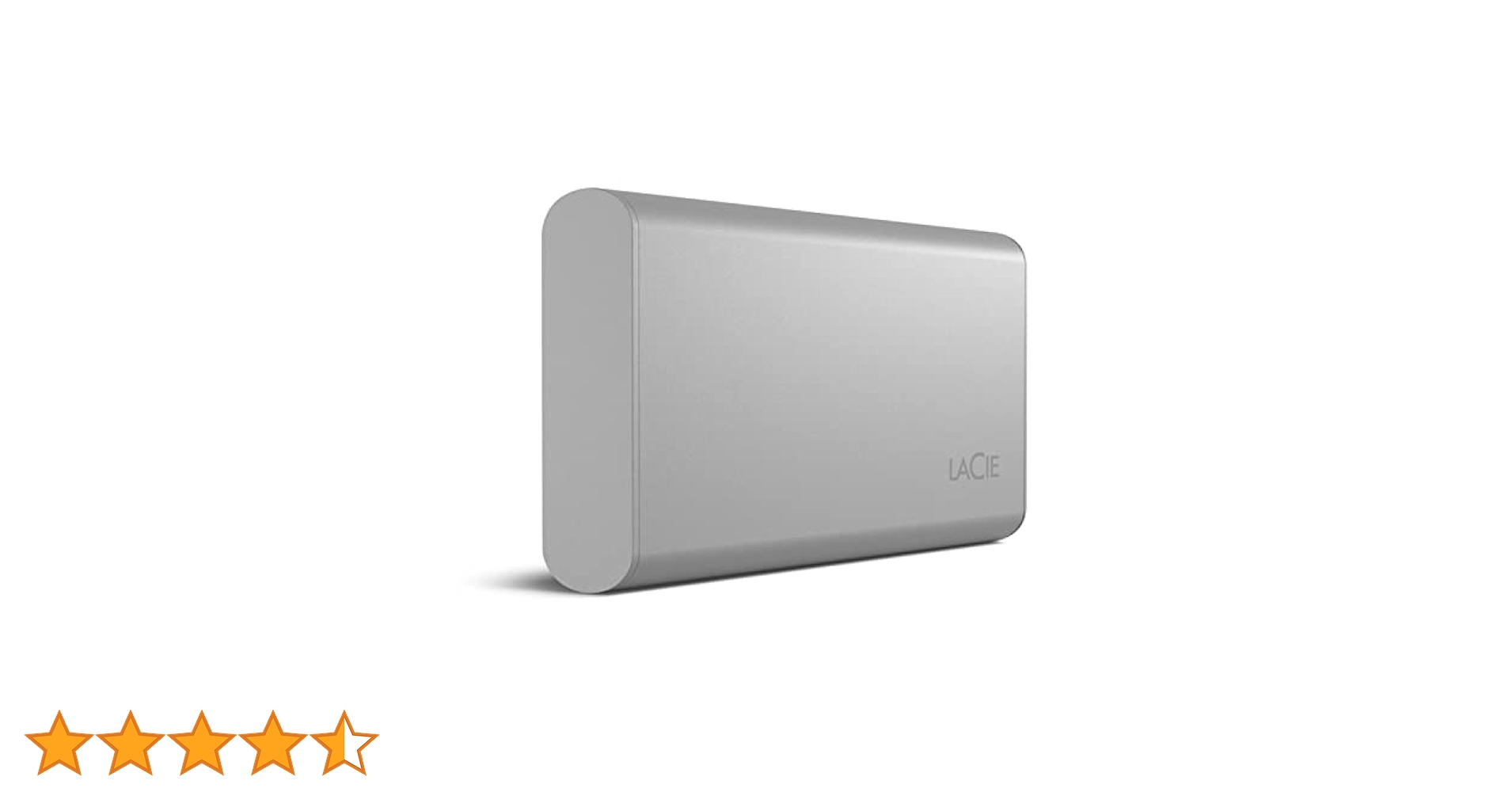 LaCie　Portable SSD STKS500400 [シルバー] LaCie Portable SSD v2 500GB - STKS500400